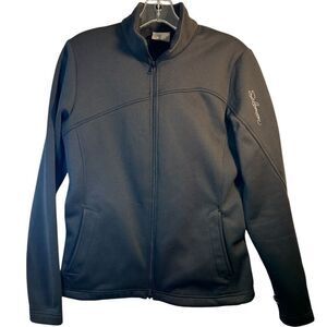 SALOMON LADIES COAT LARGE BLACK EVERYDAY CASUAL outdoors capsule minimalist